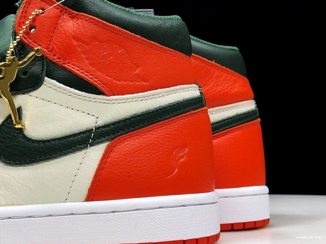 Chep Onekick x Orange Air SoleFly High Jordan OG Retro Fir-Team 1 Sail AV3905-138 0615
